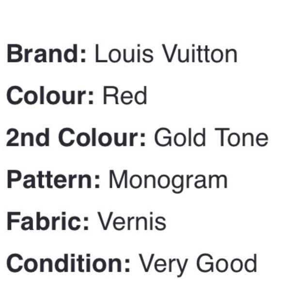 Authentic Louis Vuitton Alma GM Vernis leather in Pomme D’Amour Red color - Picture 2 of 9